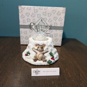 Charming Tails by Fitz and Floyd Snow Angels Votive Holder